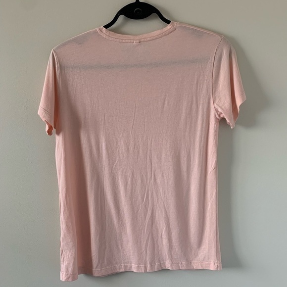 Aritzia Sunday Best Women's T-shirt Short sleeve crew neck Pink Size XS - Picture 12 of 12